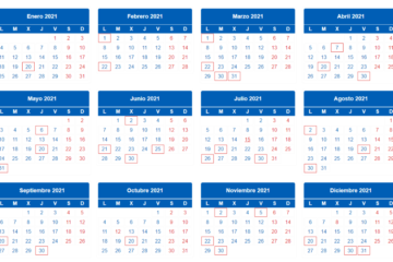 calendario del contribuyente 2021